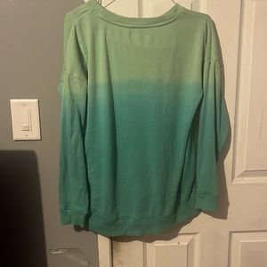 Ombré long sleeve shirt.